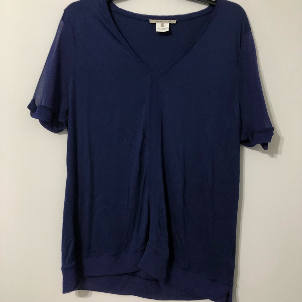 Gerard Darel Navy Blue Paneled Down the Middle 3